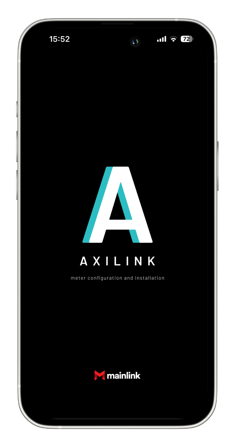 Axilink mobile app homepage