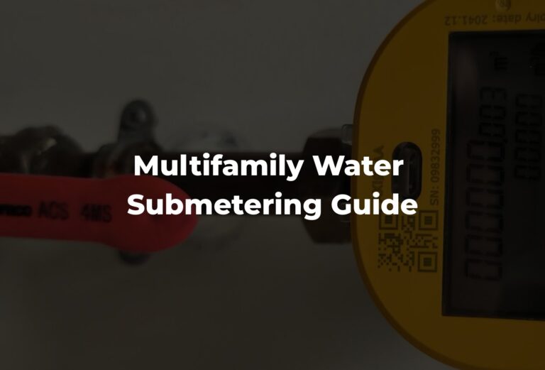 Multifamily water submetering